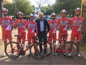 Raffaello Bonusi, Andrea Palini, Kevin Rivera, Gianni Savio, Ivan Sosa, Marco Benfatto e Mattia Frapporti in Venezuela