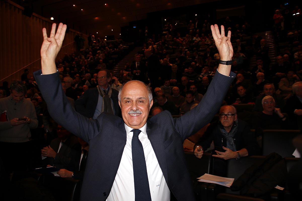 Renato Di Rocco confermato per la quarta volta presidente della FCI