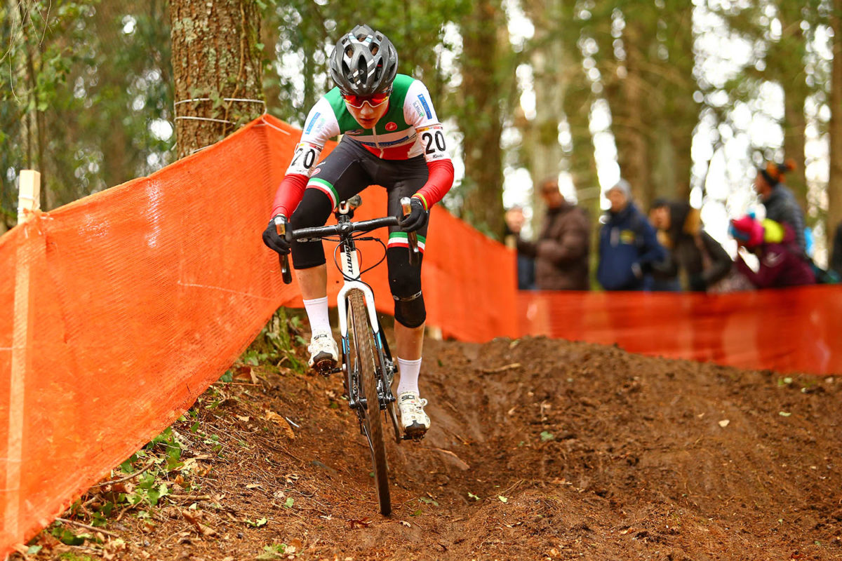 Il campione italiano Filippo Fontana in azione a Fiuggi