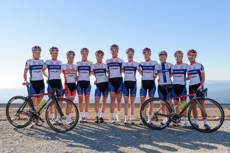 La squadra della Cervelo Bigla 2017