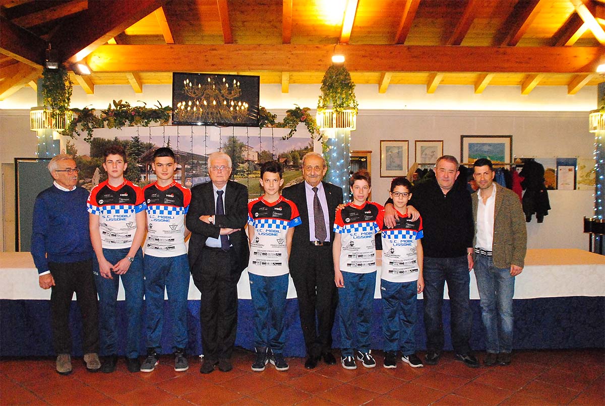 La squadra Esordienti della Sc Mobili Lissone