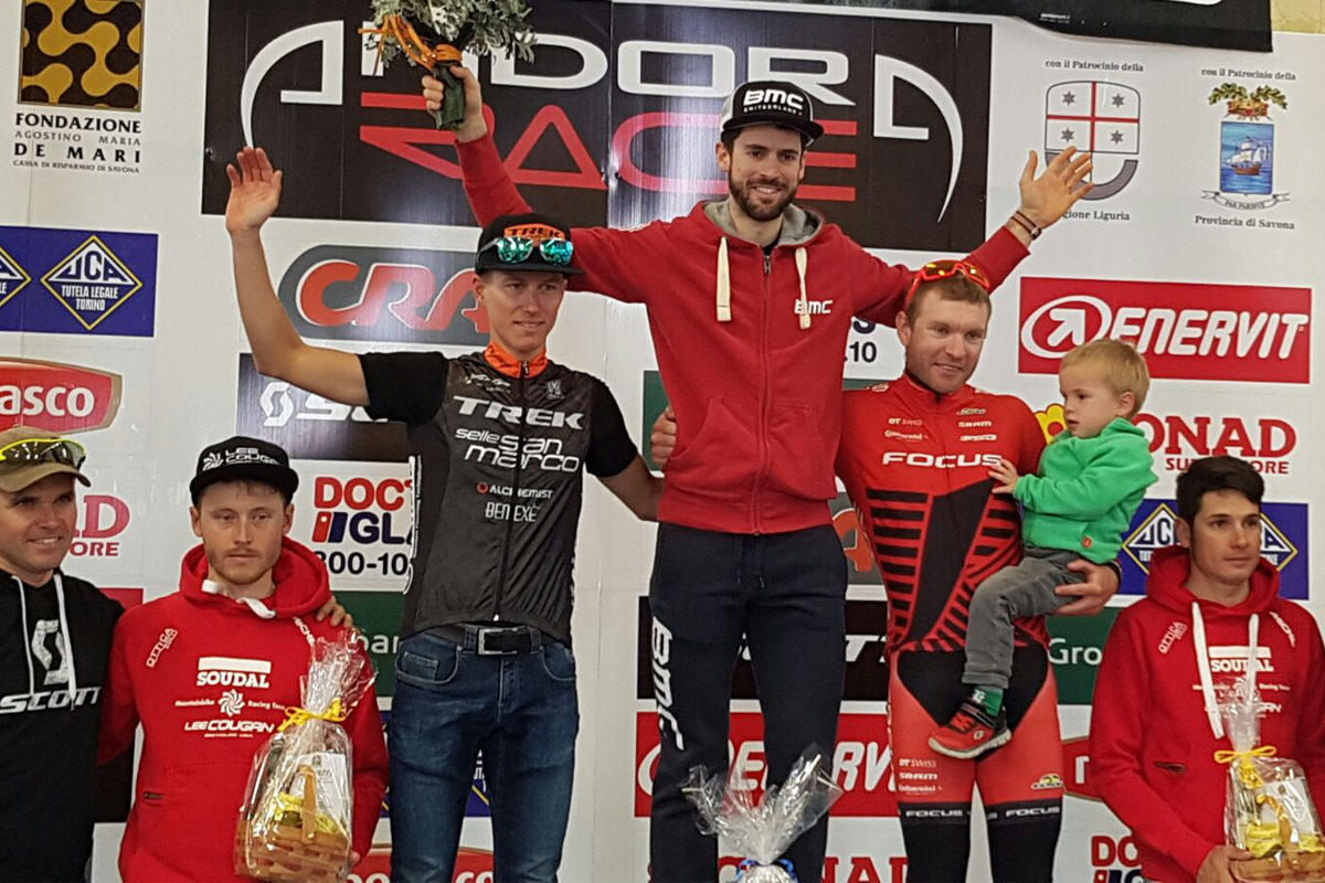 Il podio dell'Andora Bike 2017