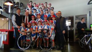 Tutto il gruppo dell'Uc Pessano 2017