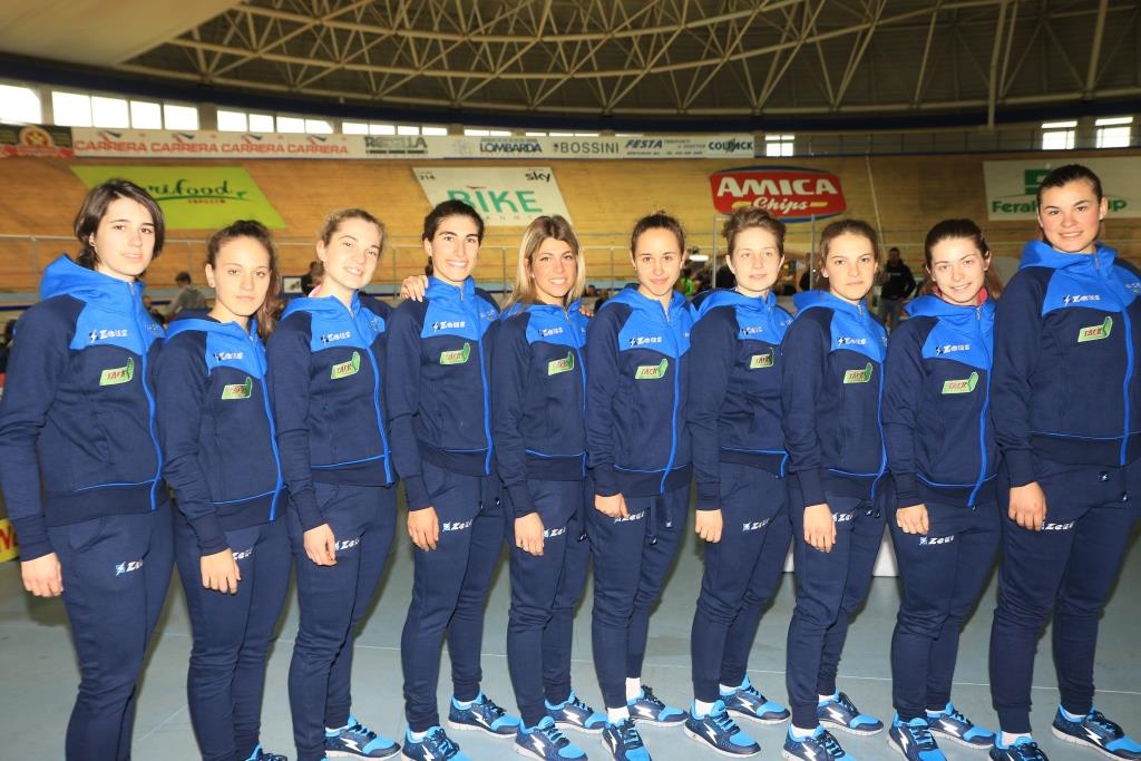 La squadra Donne Elite della Valcar-PBM 2017