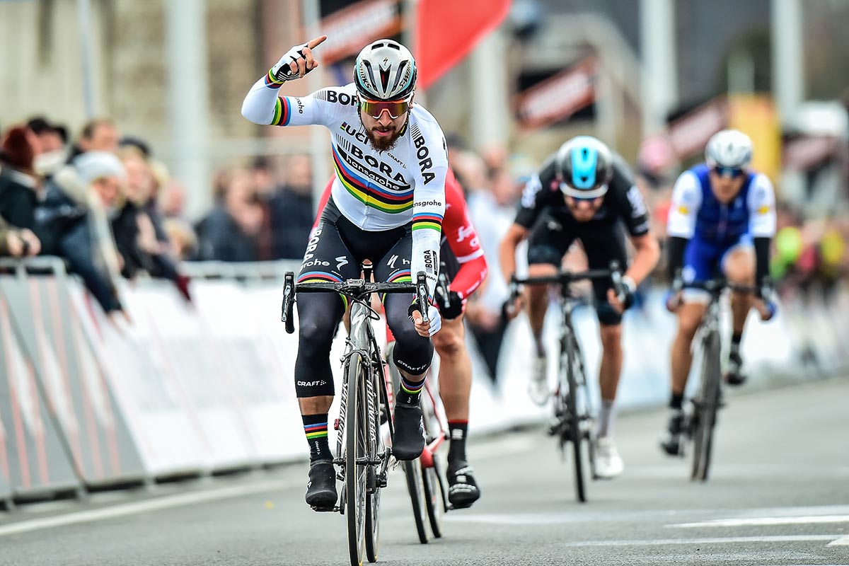 Peter Sagan vince la Kuurne-Brussel-Kuurne 2017