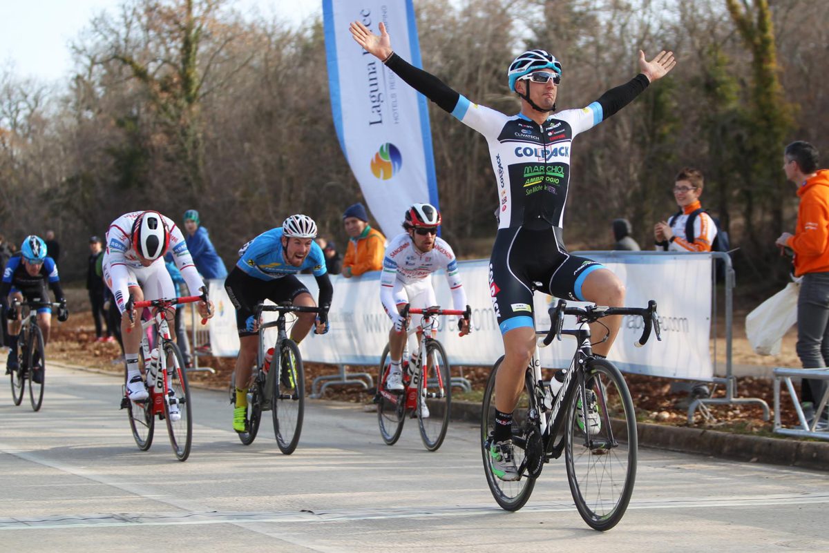 La vittoria di Andrea Toniatti al Gp Laguna Porec