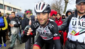 Diego Ulissi dopo la vittoria a Donoratico
