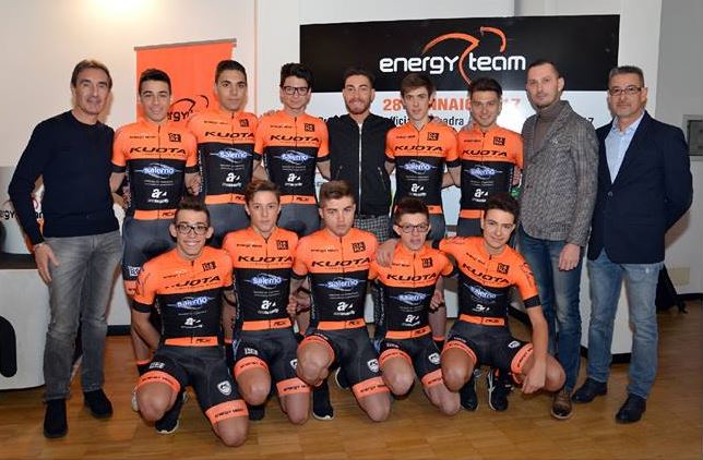 La squadra Juniores dell'Energy Team 2017