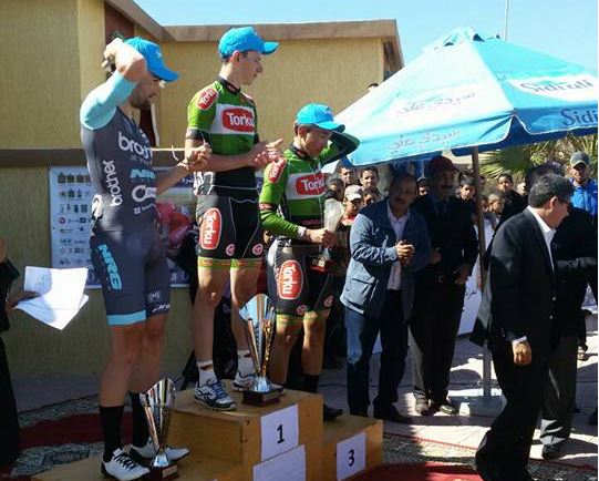 Il podio del Gp Oued Eddahab 2017