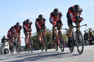 La BMC Racing Team vince la cronosquadre che ha aperto la Tirreno-Adriatico 2017