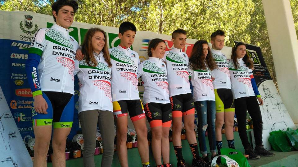 I vincitori del Gran Prix d'Inverno Giovanile MTB 2017