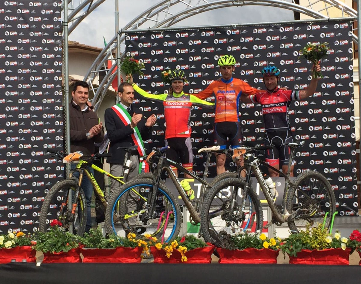 Il podio della Gf Tre Valli 2017