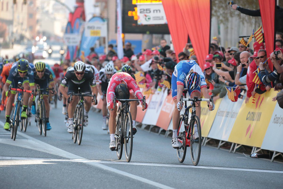 Cimolai batte Bouhanni nella prima tappa della Volta a Catalunya