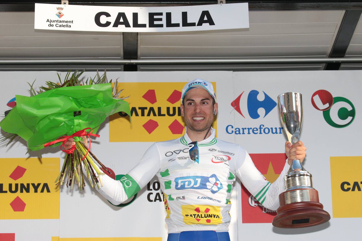 Davide Cimolai primo leader della Volta a Catalunya 2017