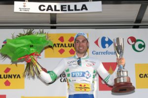 Davide Cimolai primo leader della Volta a Catalunya 2017