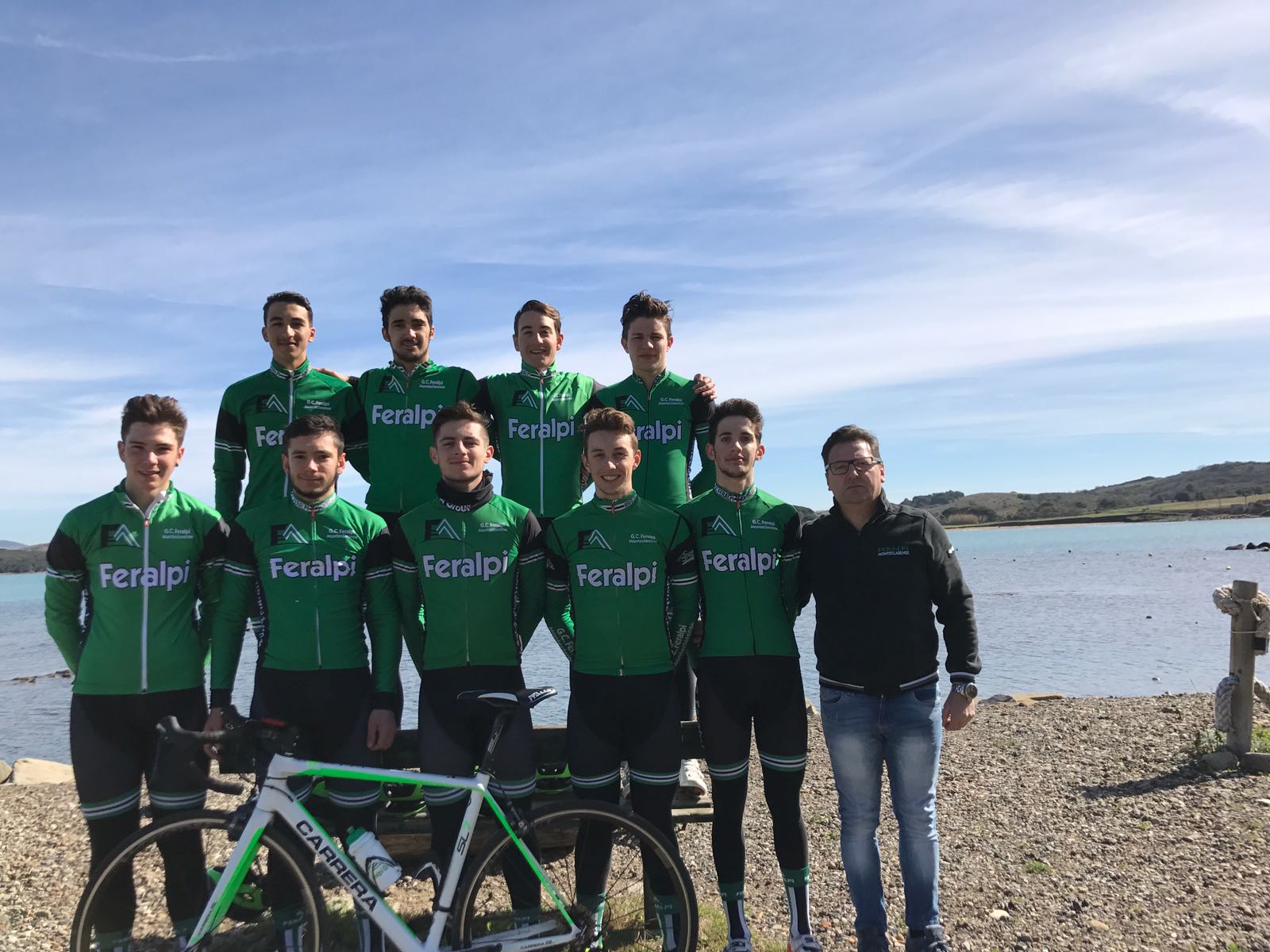 La squadra Juniores 2017 della Feralpi Monteclarense