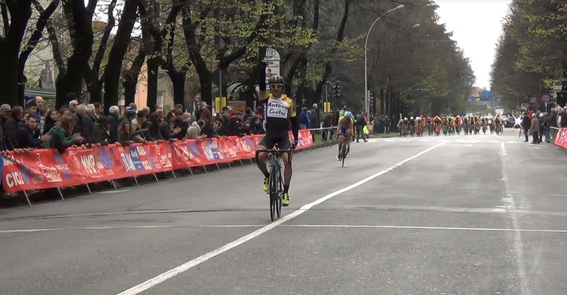 L'arrivo di Mattia Petrucci alla Piccola San Geo 2017