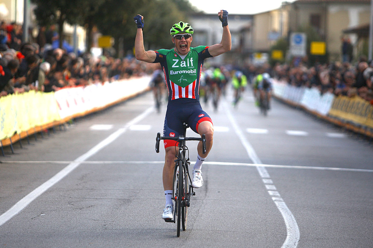 La vittoria di Simone Bevilacqua a Mereno di Piave
