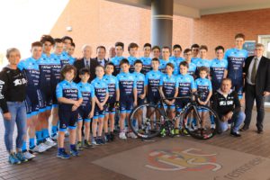 Tutto il gruppo 2017 della C.C. Cremonese 1891 Gruppo Arvedi – GB Junior Team