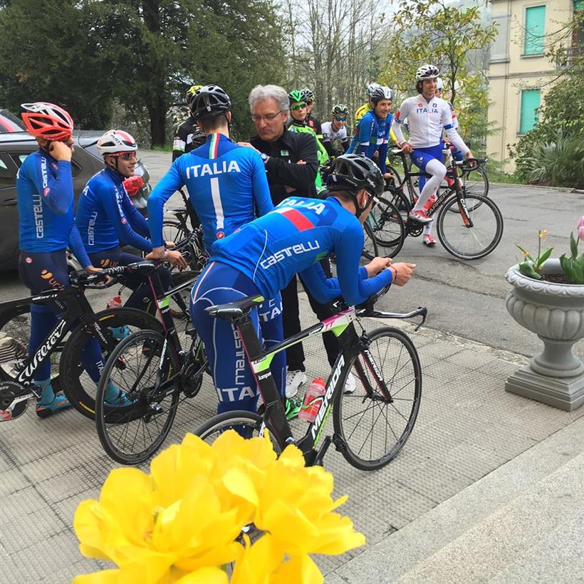 De Candido con gli azzurrini Juniores