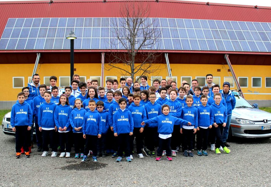 Tutto il gruppo del Gs Alzate Brianza 2017