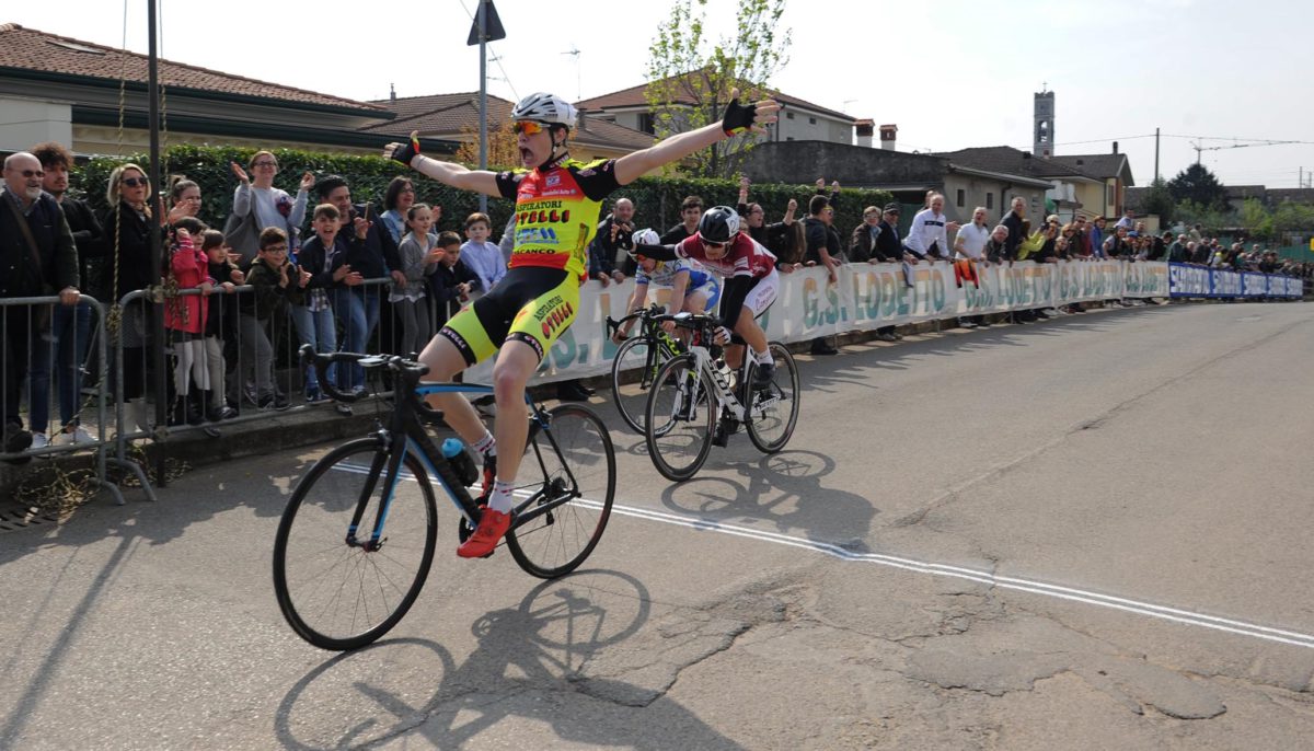 Gianluca Cordioli vince la gara Allievi di Lodetto di Rovato