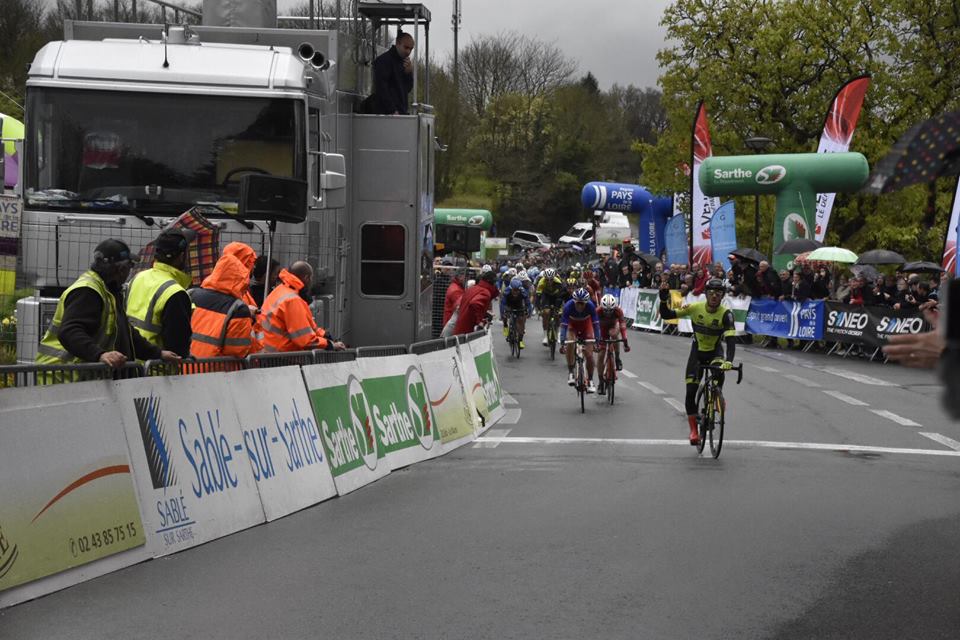 Justin Jules vince la prima tappa del Circuit Cycliste Sarthe - Pays de la Loire 2017