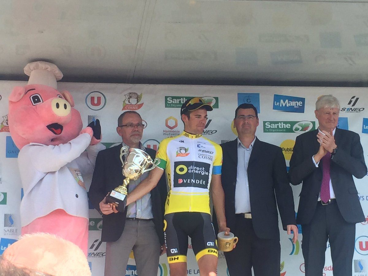 Lilian Calmejane vince la classifica finale del Circuit Cycliste Sarthe - Pays de la Loire 2017