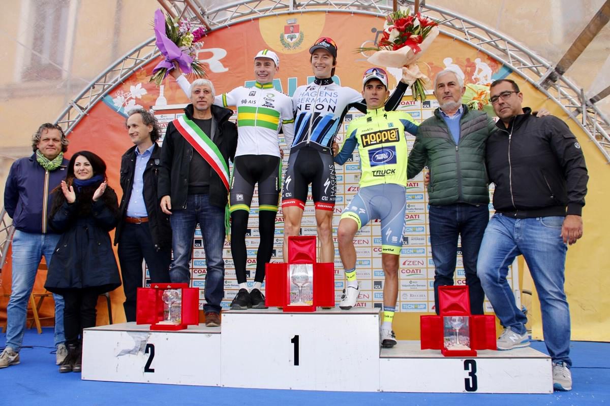 Il podio del Palio del Recioto 2017 (foto Photobicicailotto)