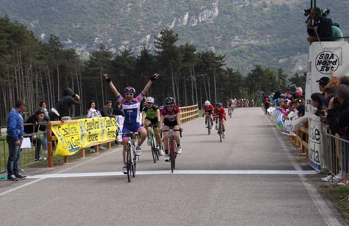 La vittoria dell'esordiente Emma Redaelli a Dro