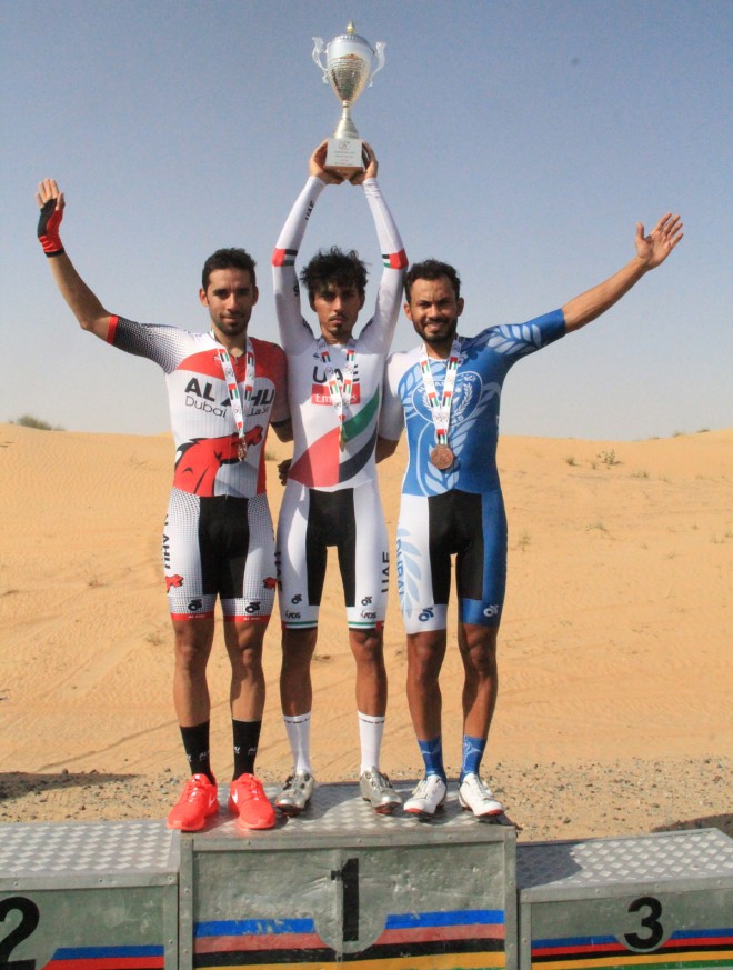 Yousef Mirza campione nazionale degli Emirati Arabi Uniti a cronometro