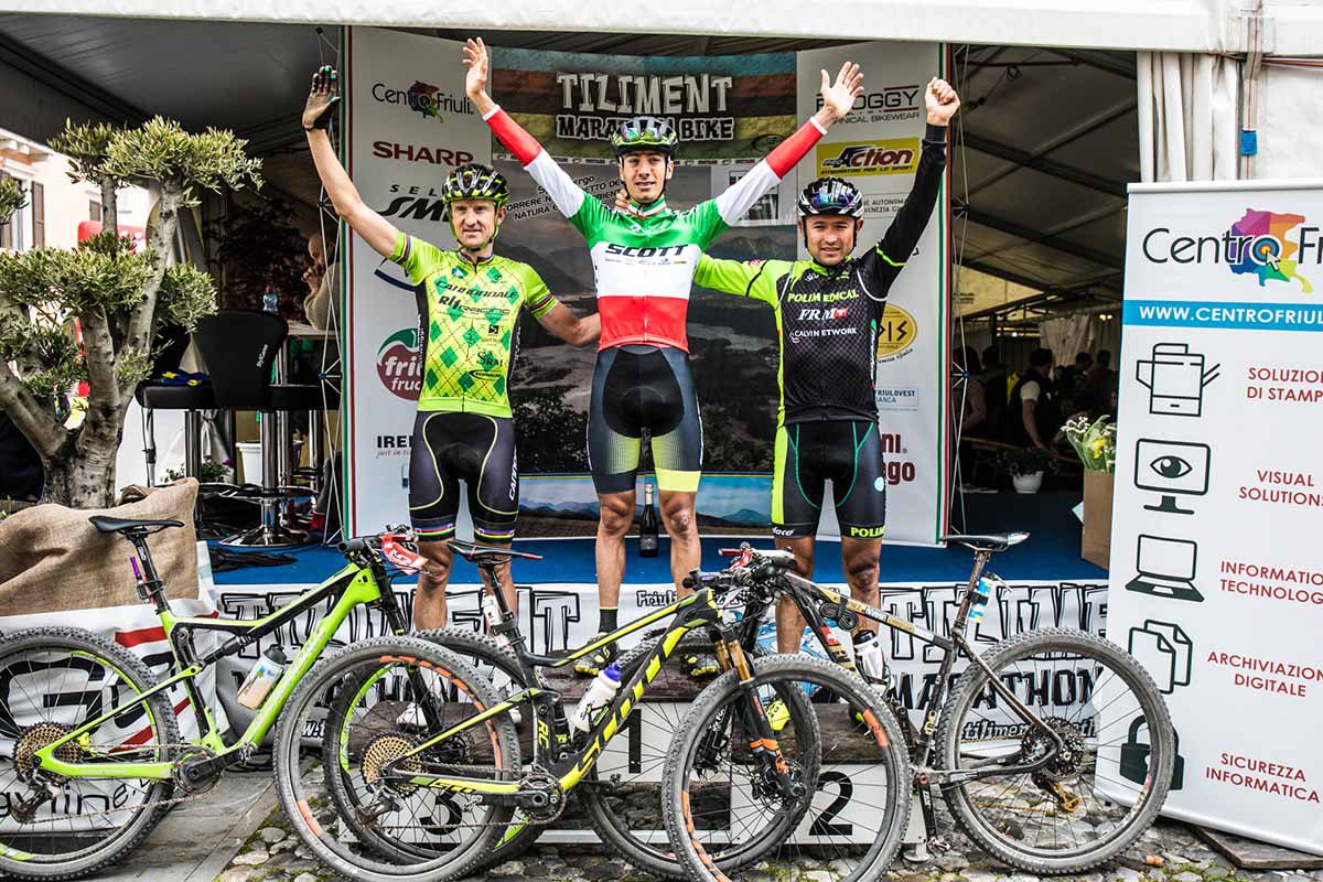 Podio assoluto Tiliment Marathon Bike
