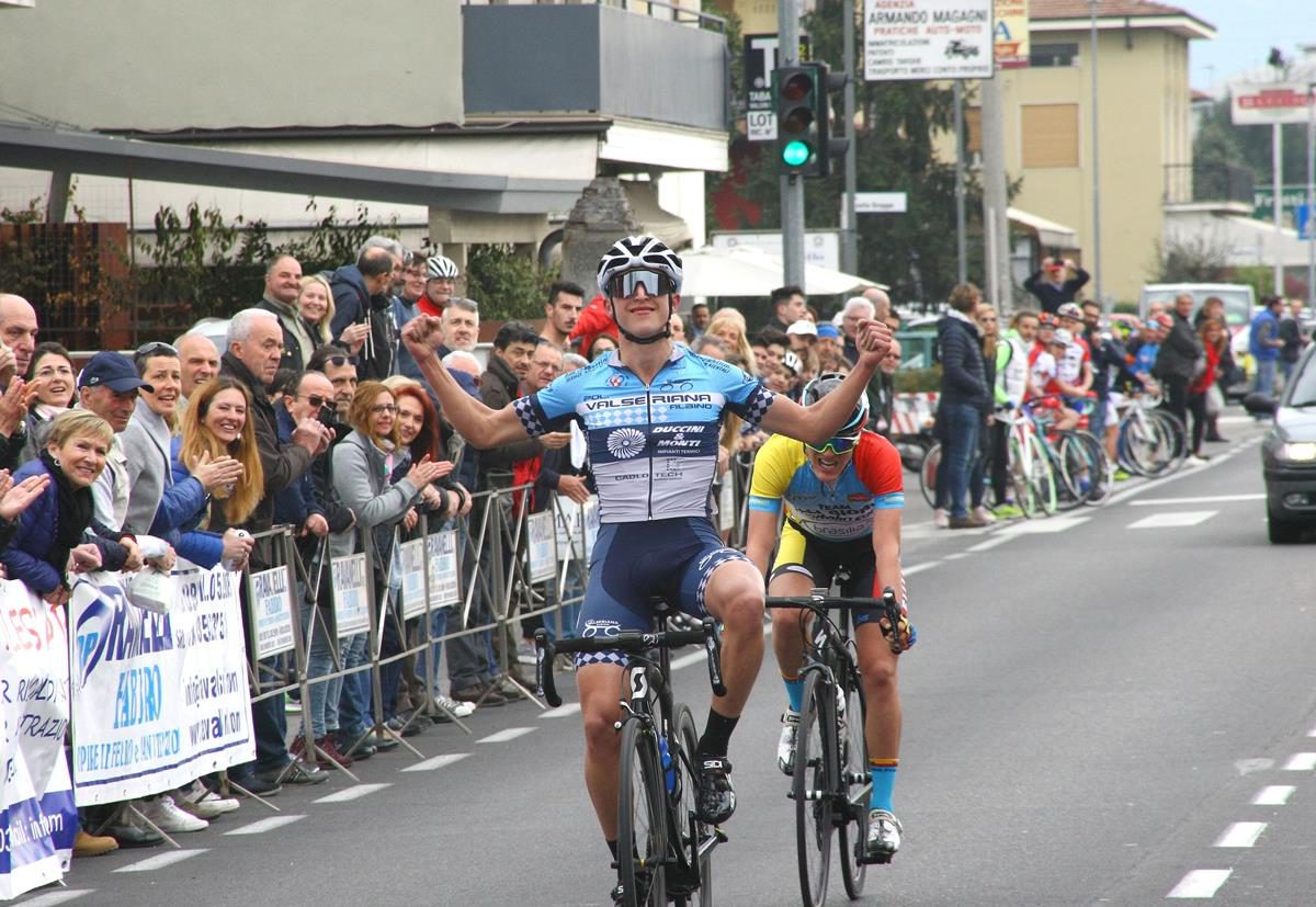 La vittoria di Davide Persico a Seriate nel Memorial Marcello Perico - Gp Ravanelli Fabbro 2017