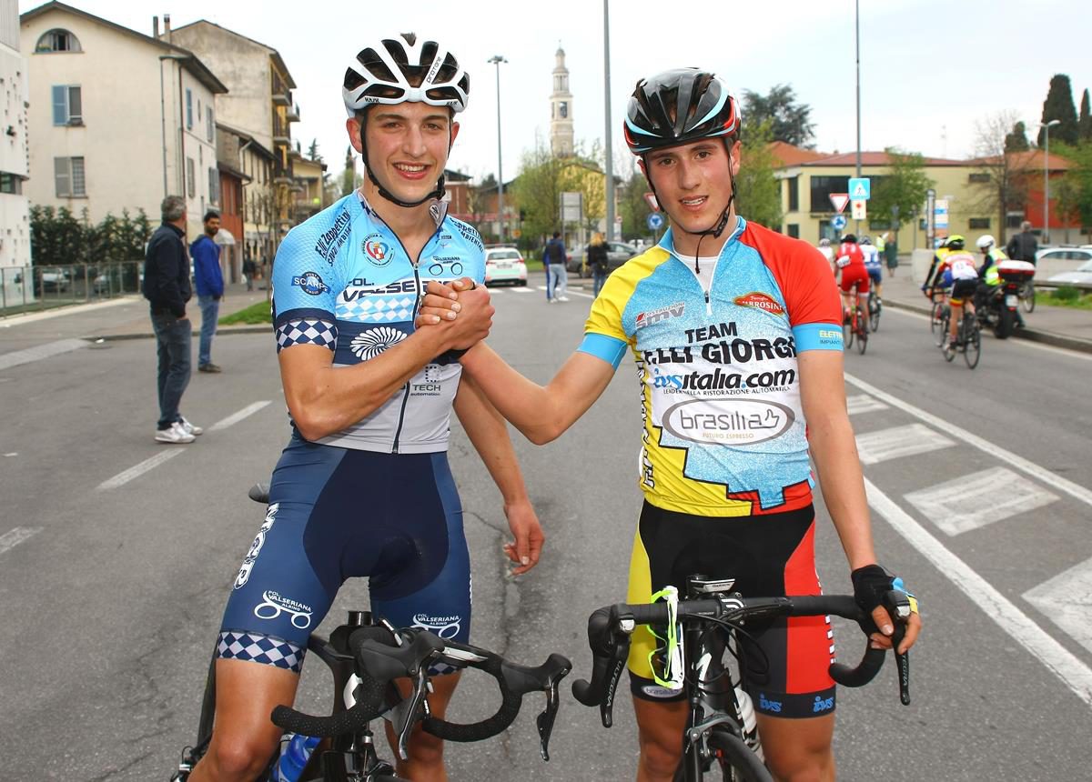 Grande sportività tra i due protagonisti di giornata, Davide Persico e Alessio Martinelli