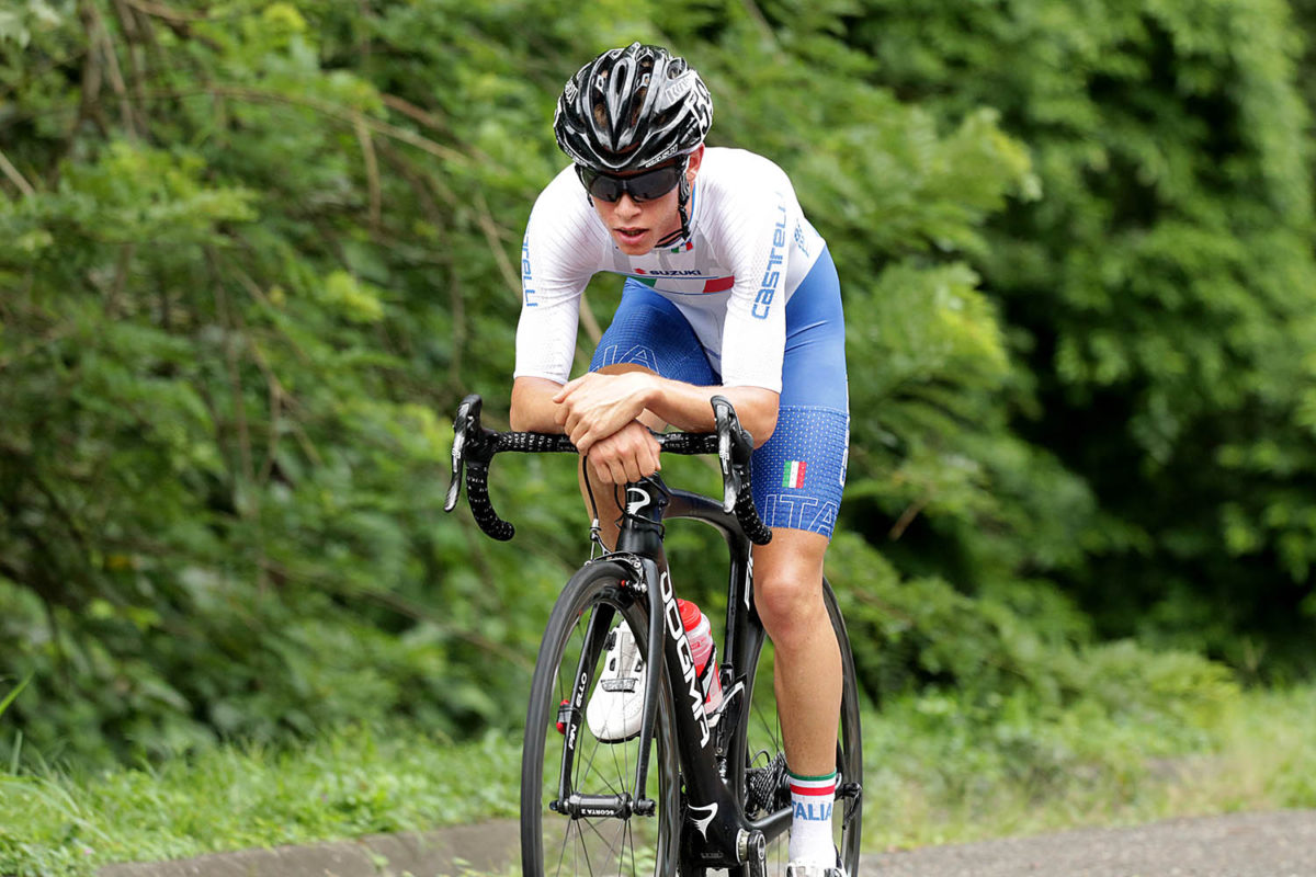Matteo Fabbro in azione in Colombia
