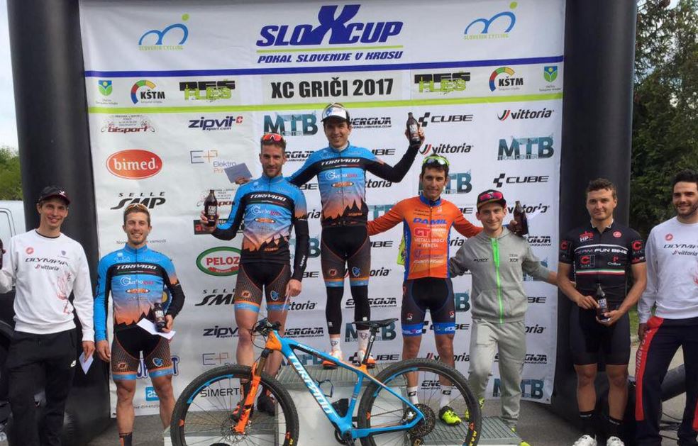 Il podio dell'XC Grici