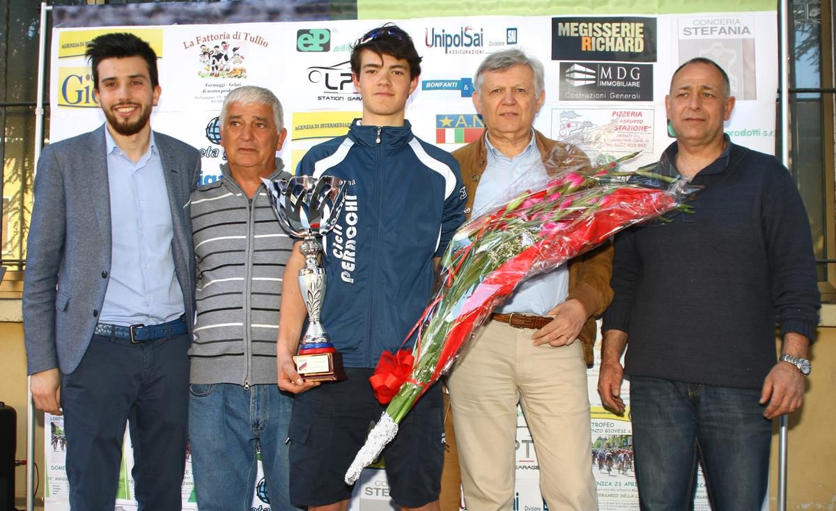 La premiazione di Luca Cretti a Canegrate