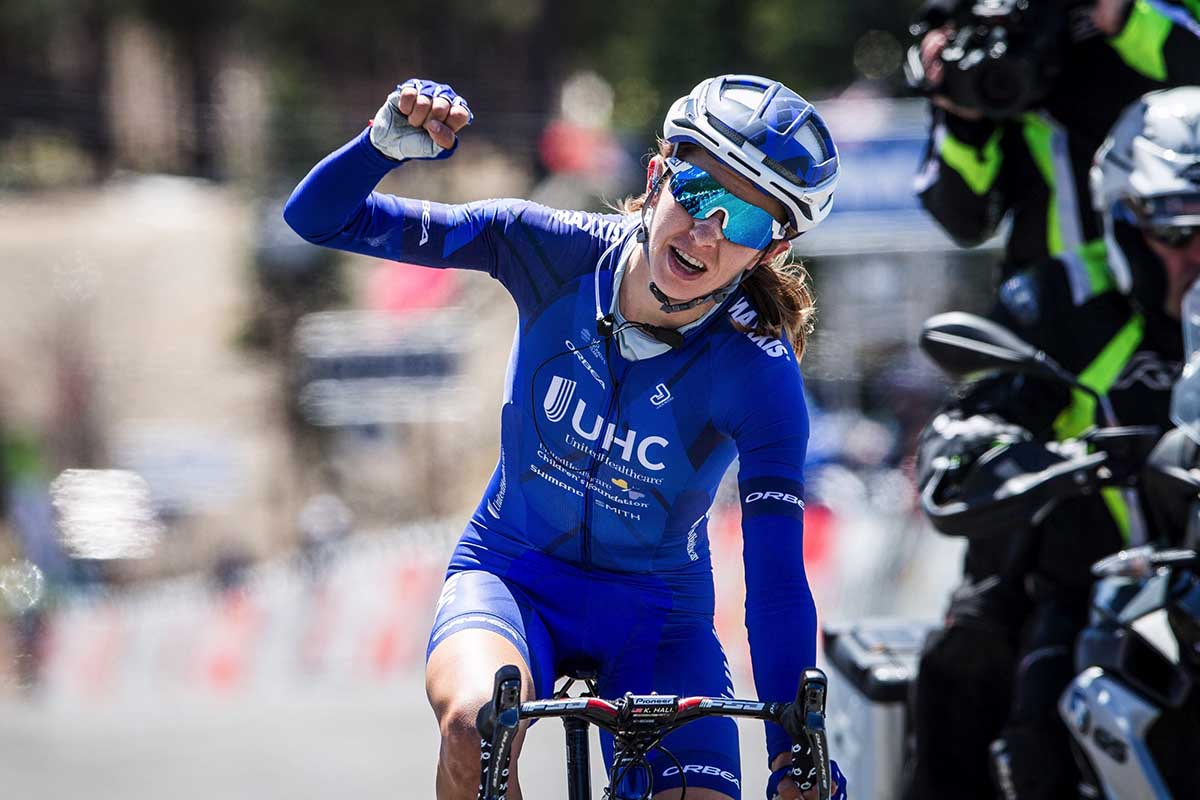 Katharine Hall vittoria di tappa e leadership al Giro della California femminile