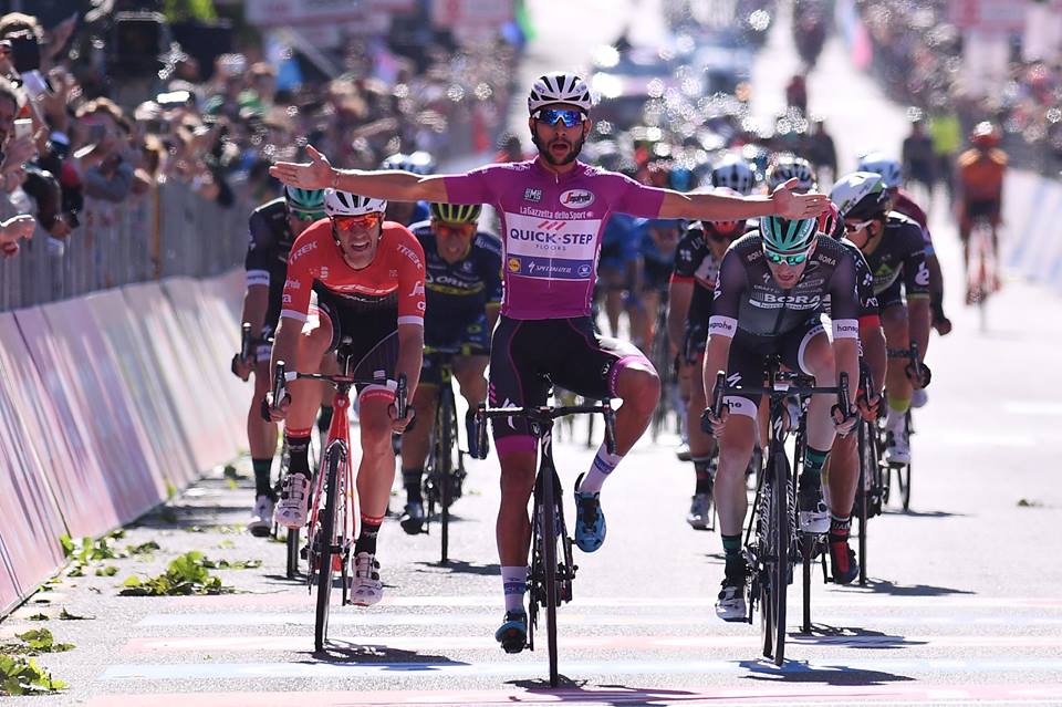 Fernando Gaviria vince la tappa 13 del Giro d'Italia
