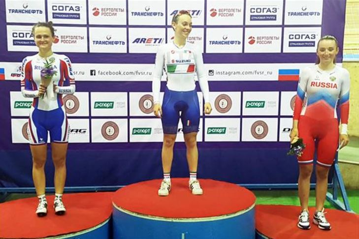 Letizia Paternoster vince anche l'Omnium del Gp Moscow