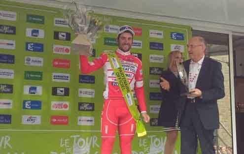 Andrea Vendrame vincitore dell'ultima tappa del Tour de Bretagne