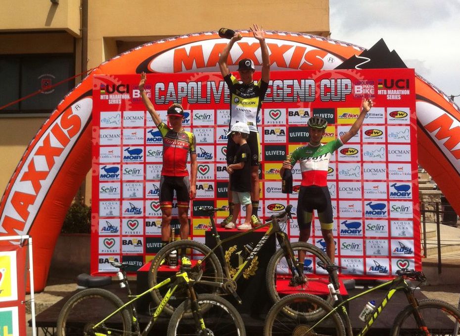 Il podio della Capoliveri Legend Cup 2017