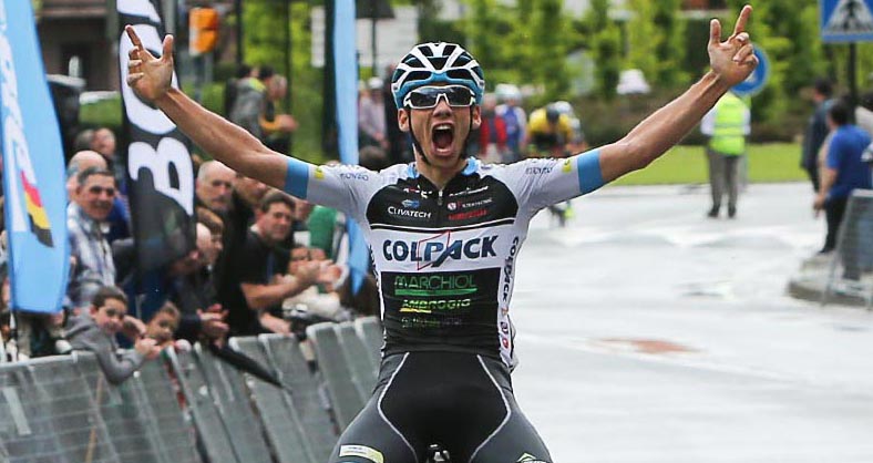Matteo Sobrero vince la seconda tappa della Vuelta al Bidasoa