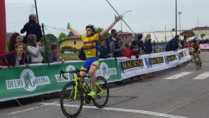 La vittoria di Gabriele Casalini tra gli Esordienti 1° anno a Ronco di Gussago