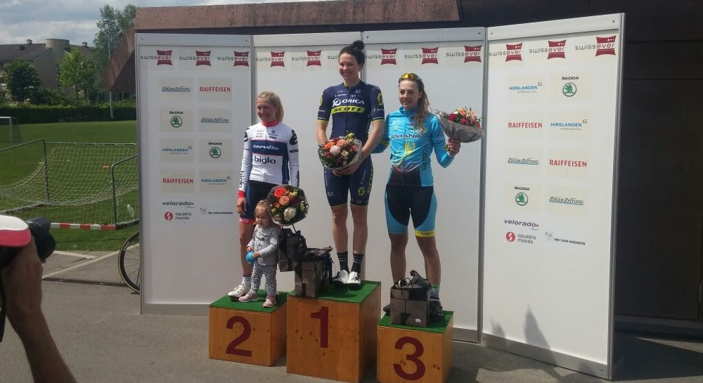 Il podio dello SwissEver GP Cham-Hagendorn