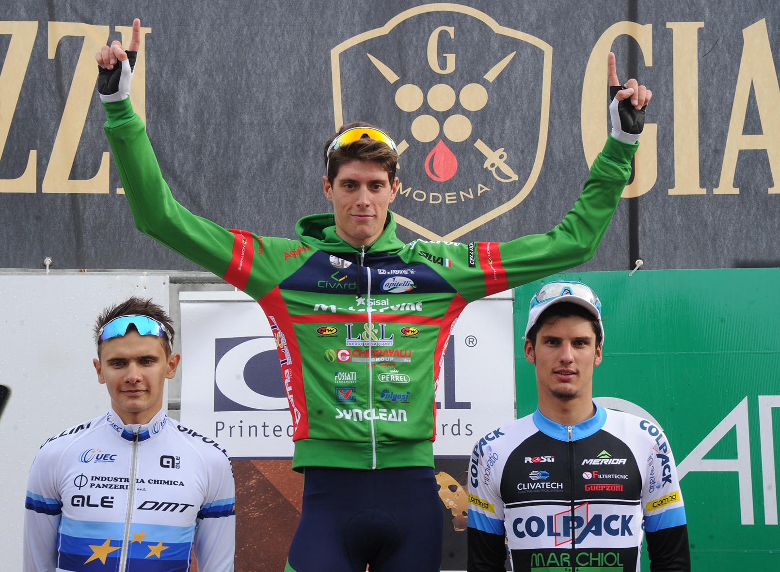 Il podio del Gran Premio Santa Rita 2017