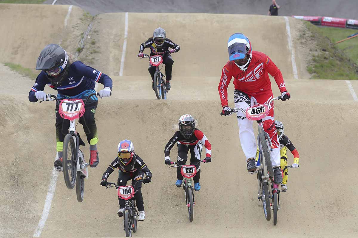 Papendal un momento della Coppa del Mondo BMX 2017