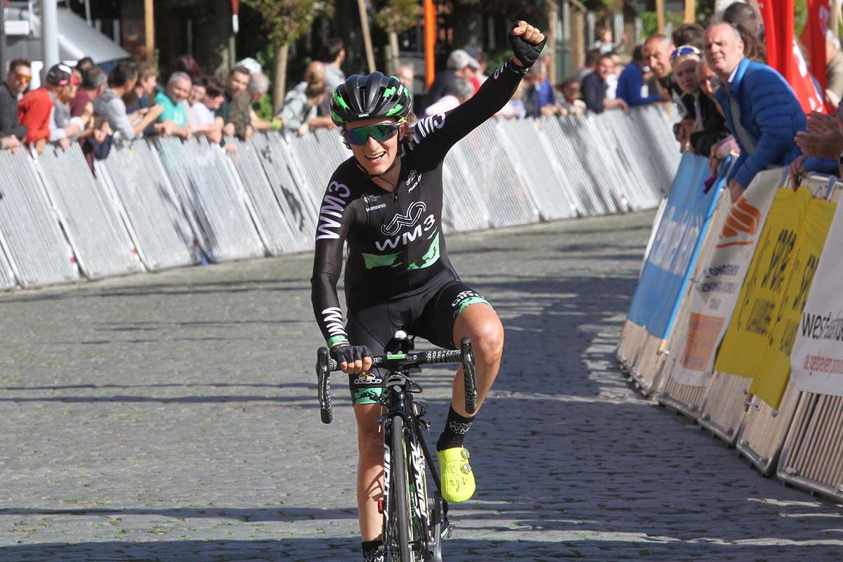 Valentina Scandolara vince la Dwars door de Westhoek