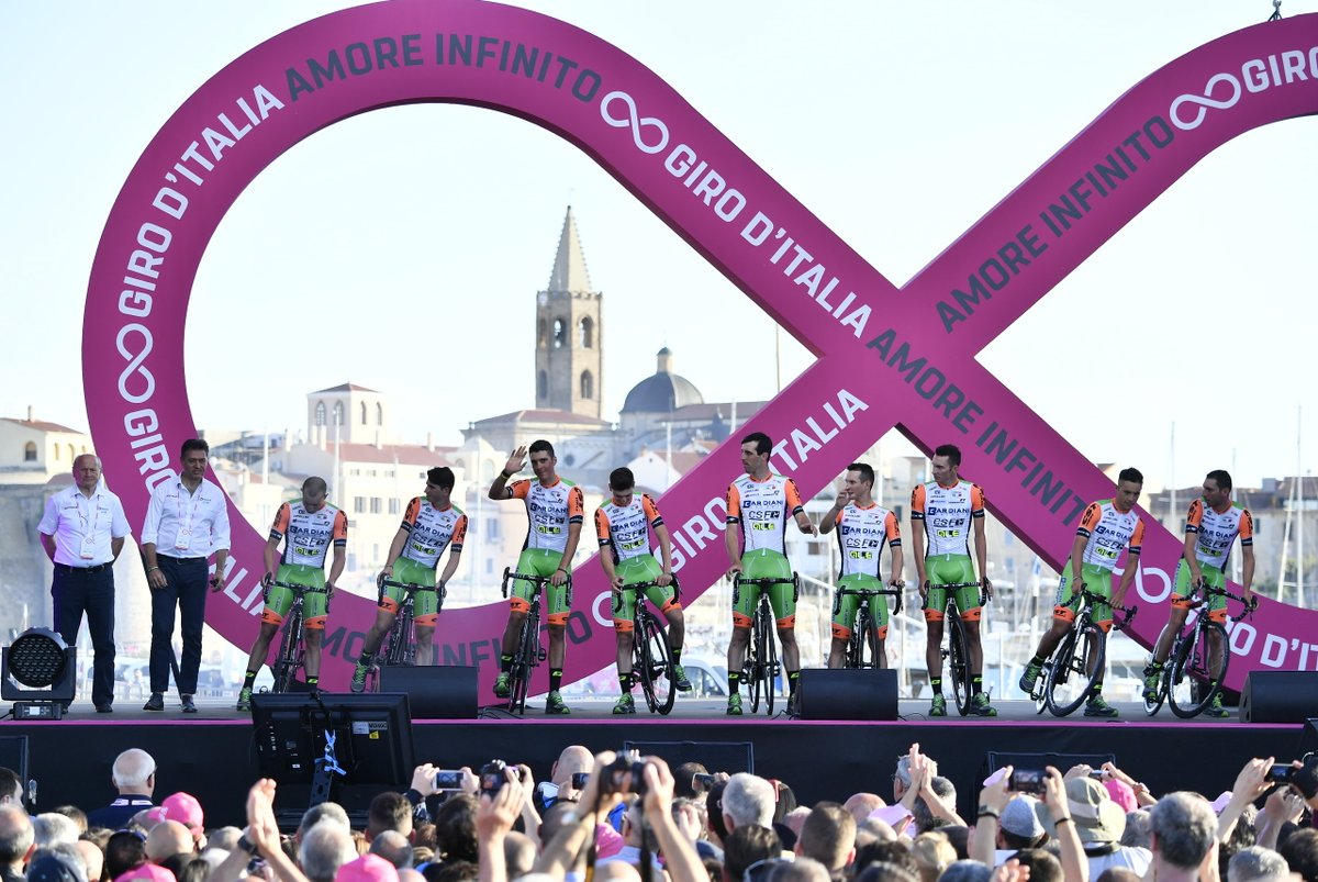 Bardiani CSF al Giro 100
