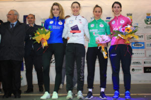 Le maglie dopo il prologo del Giro della Campania in Rosa 2017